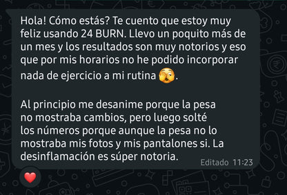 24 BURN – Quema grasa inteligente, todos los días